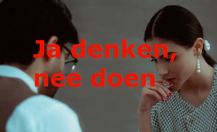 Hoofd zegt ja, lichaam doet nee